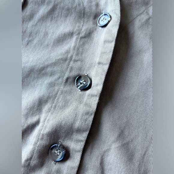 Vintage White Stag Brown Floral Embroidered Vest Cottagecore Boho Medium - Picture 7 of 8